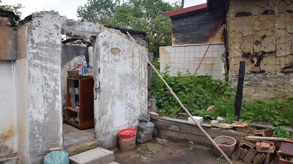 Casă în reconstrucție